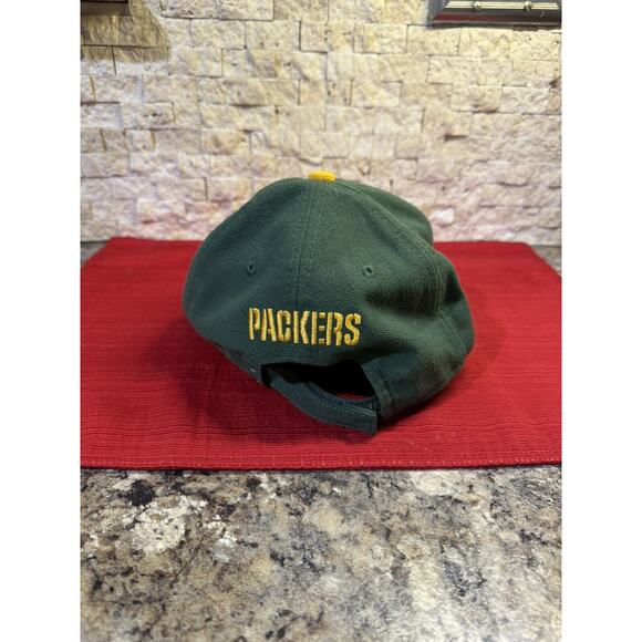NEW ERA Men Adjustable Hat Green Bay Packers Two Tone Team Cap Green Gold 9Forty - Picture 4 of 6